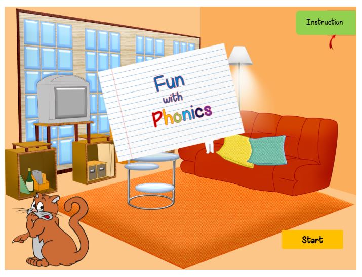 An interactive game to teach phonics